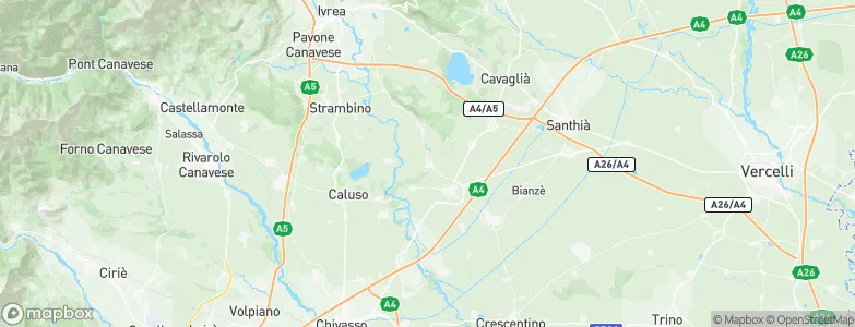 Moncrivello, Italy Map