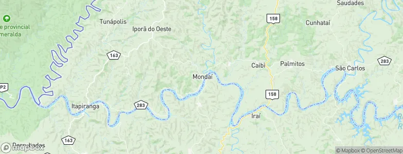 Mondaí, Brazil Map