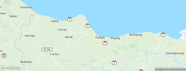 Mondokan, Indonesia Map