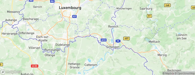 Mondorf-les-Bains, Luxembourg Map