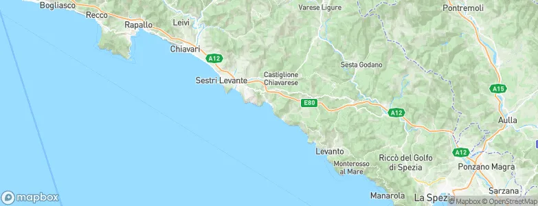 Moneglia, Italy Map