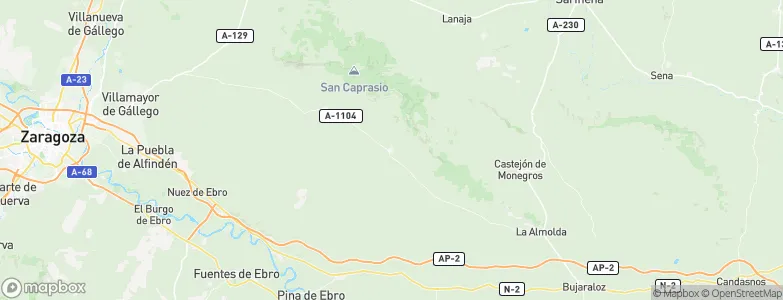 Monegrillo, Spain Map