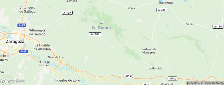 Monegrillo, Spain Map