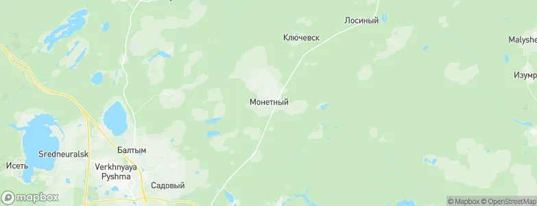 Monetnyy, Russia Map