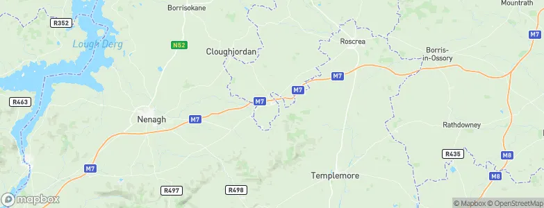 Moneygall, Ireland Map