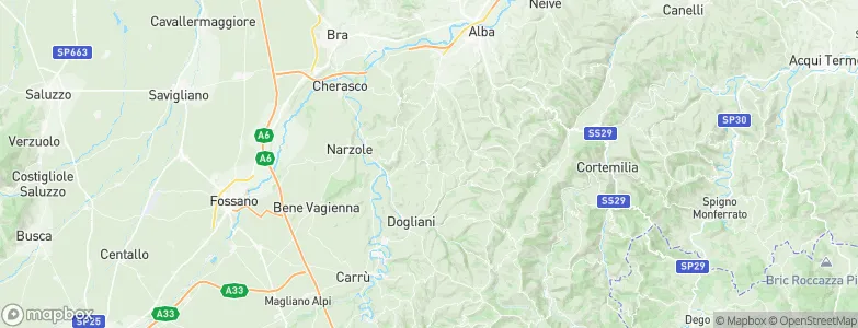 Monforte d'Alba, Italy Map