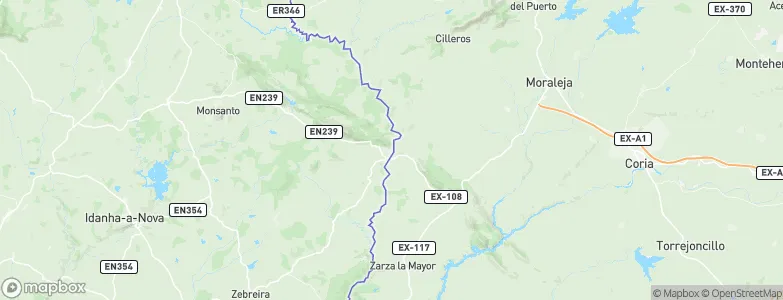 Monfortinho, Portugal Map