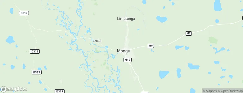 Mongu, Zambia Map