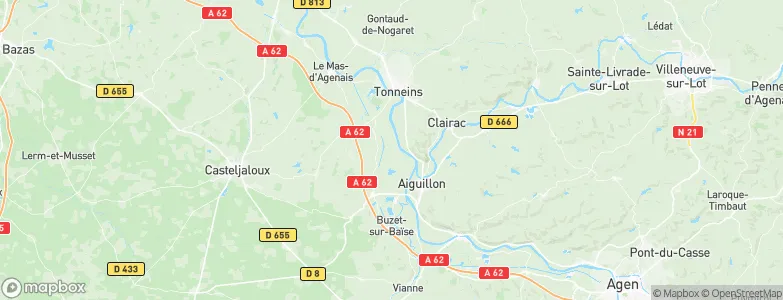 Monheurt, France Map
