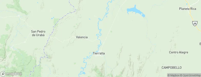Moñitos, Colombia Map
