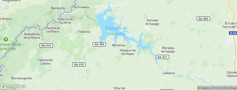 Monleras, Spain Map