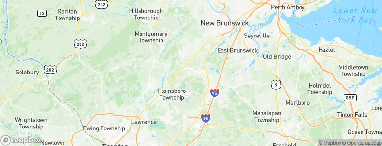 Monmouth Junction, United States Map