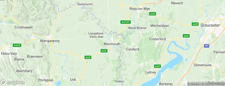 Monmouth, United Kingdom Map
