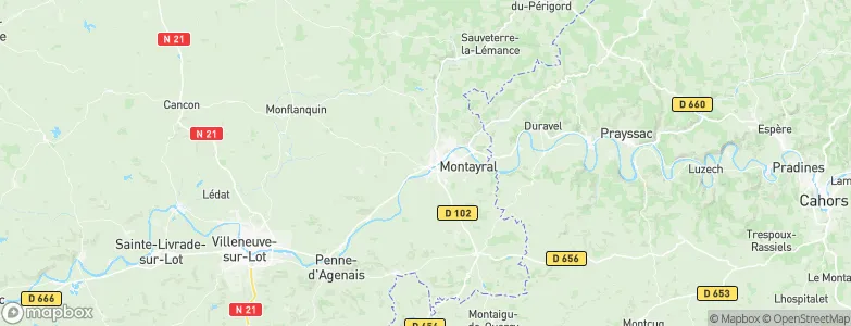 Monsempron-Libos, France Map