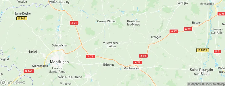 Monsenoux, France Map