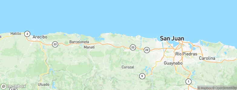 Monserrate, Puerto Rico Map