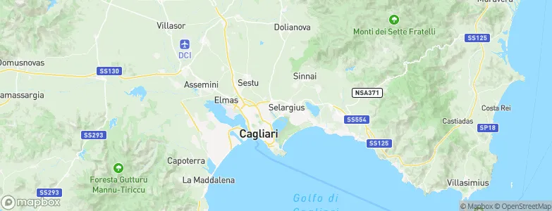 Monserrato, Italy Map