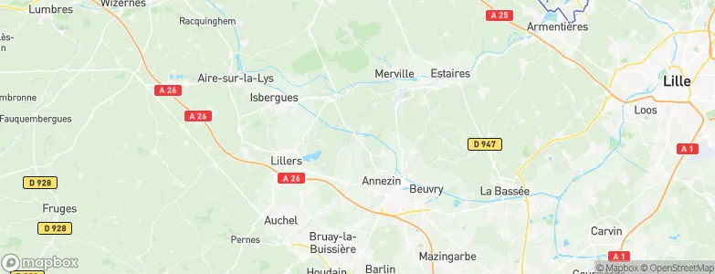 Mont-Bernanchon, France Map