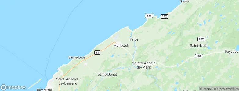 Mont-Joli, Canada Map
