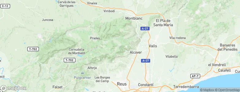 Mont-ral, Spain Map