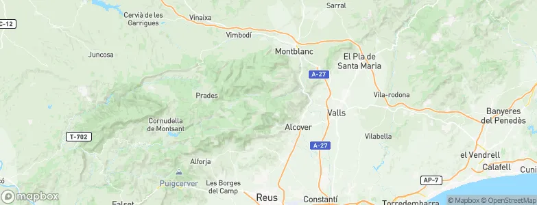 Mont-ral, Spain Map