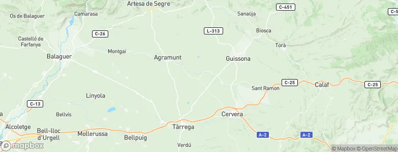 Mont-roig, Spain Map