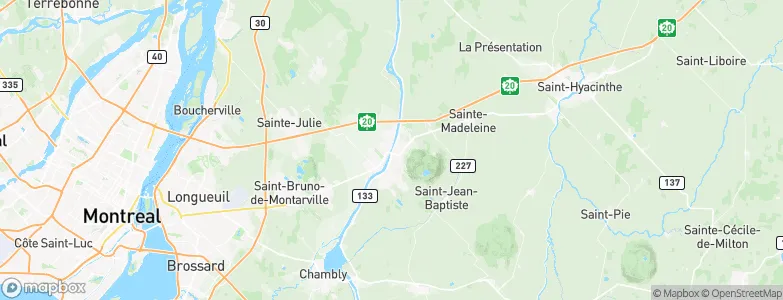 Mont-Saint-Hilaire, Canada Map