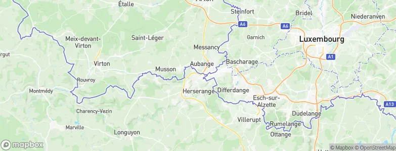 Mont-Saint-Martin, France Map