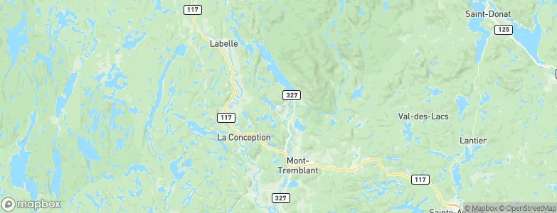 Mont-Tremblant, Canada Map