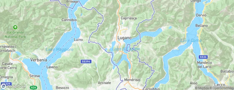 Montagnola, Switzerland Map