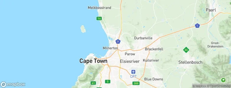 Montague Gardens, South Africa Map
