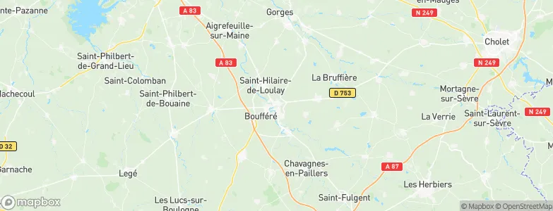Montaigu, France Map
