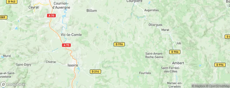 Montaigut, France Map