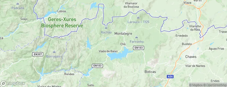 Montalegre Municipality, Portugal Map