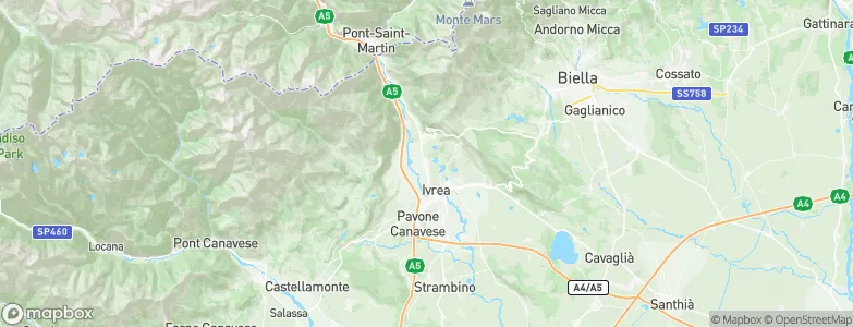 Montalto Dora, Italy Map