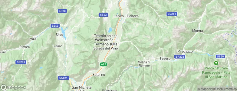 Montan, Italy Map