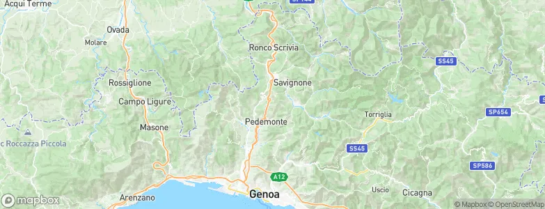 Montanesi, Italy Map
