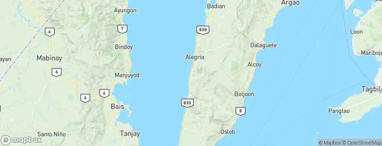 Montaneza, Philippines Map