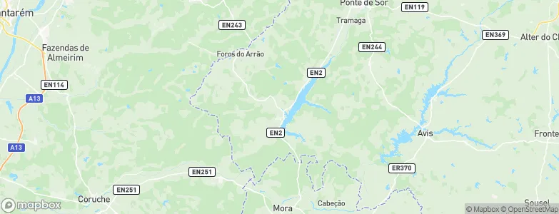 Montargil, Portugal Map