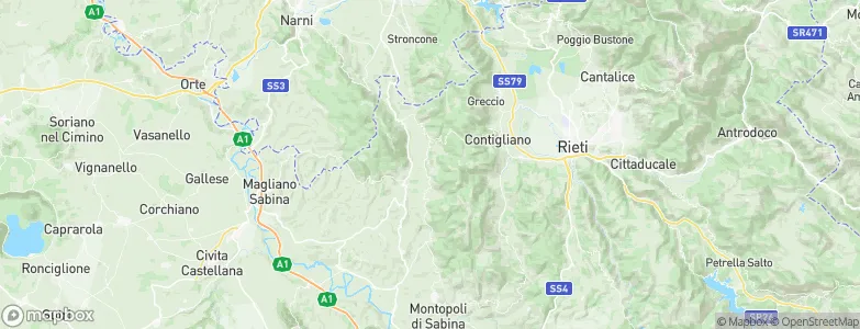 Montasola, Italy Map