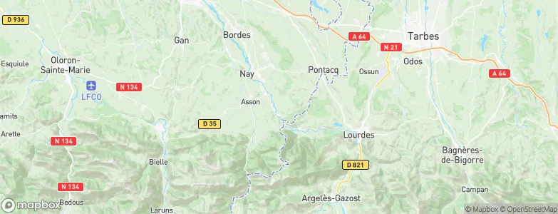 Montaut, France Map