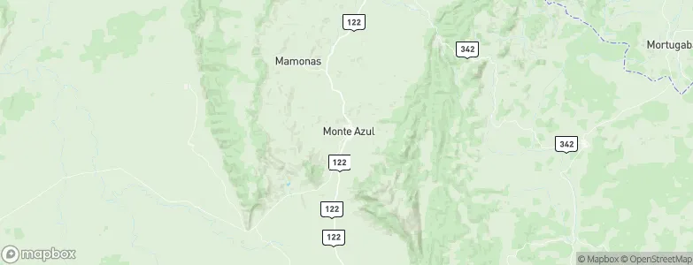 Monte Azul, Brazil Map