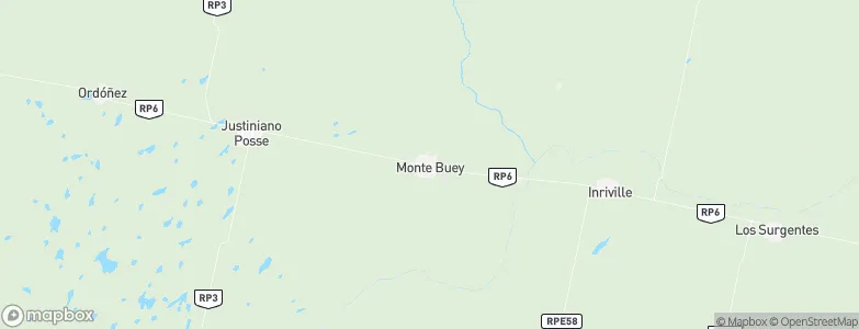 Monte Buey, Argentina Map