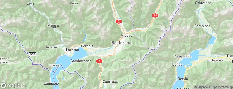 Monte Carasso, Switzerland Map