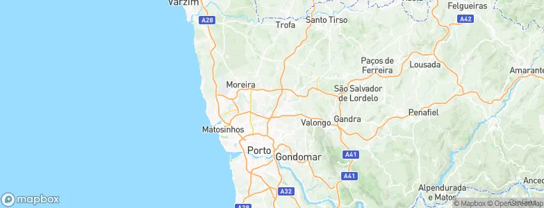 Monte das Cruzes, Portugal Map