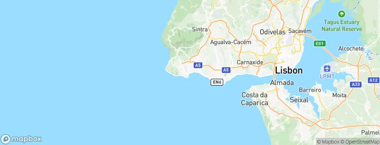 Monte Estoril, Portugal Map