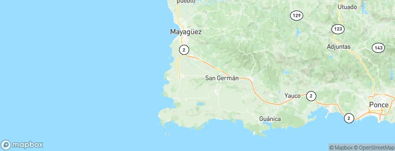 Monte Grande, Puerto Rico Map