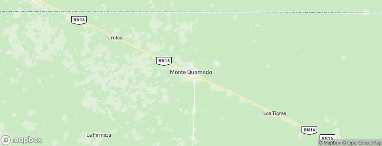 Monte Quemado, Argentina Map