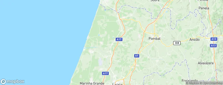 Monte Redondo, Portugal Map