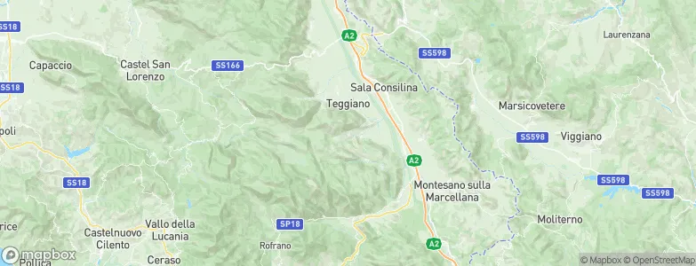 Monte San Giacomo, Italy Map